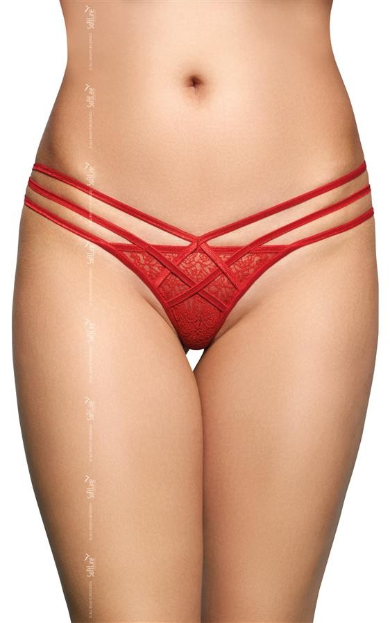 Жіночі стрінги - G-String 2492, red M/L - зображення 1