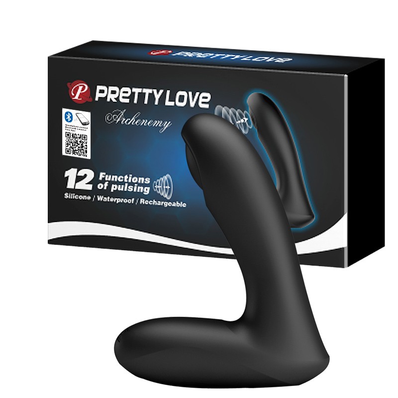 Масажер простати - Pretty Love Archenemy Pulsator Black (App) - зображення 1