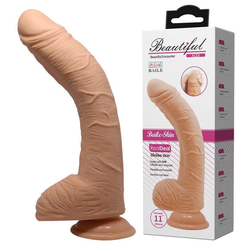 Фалоімітатор - Beautiful Encounter Alex Dildo Flesh - зображення 1