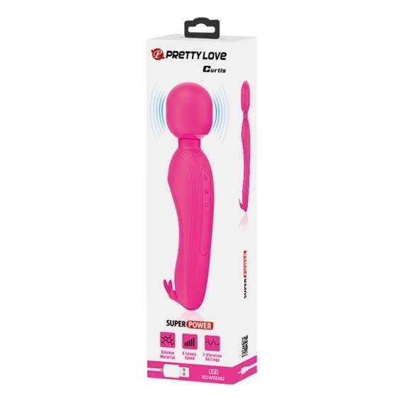 Вібратор - Pretty Love Curtis Massager Pink - зображення 1