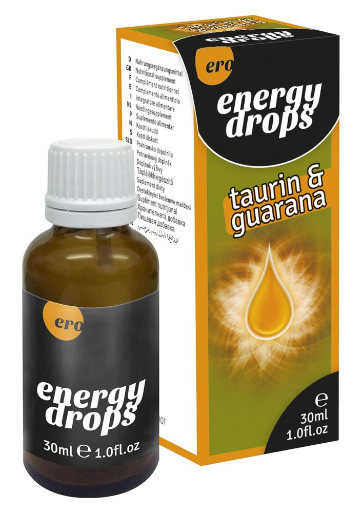 Краплі - Ero Energy Drops Taurin & Guarana Men+Women, 30 мл - зображення 1