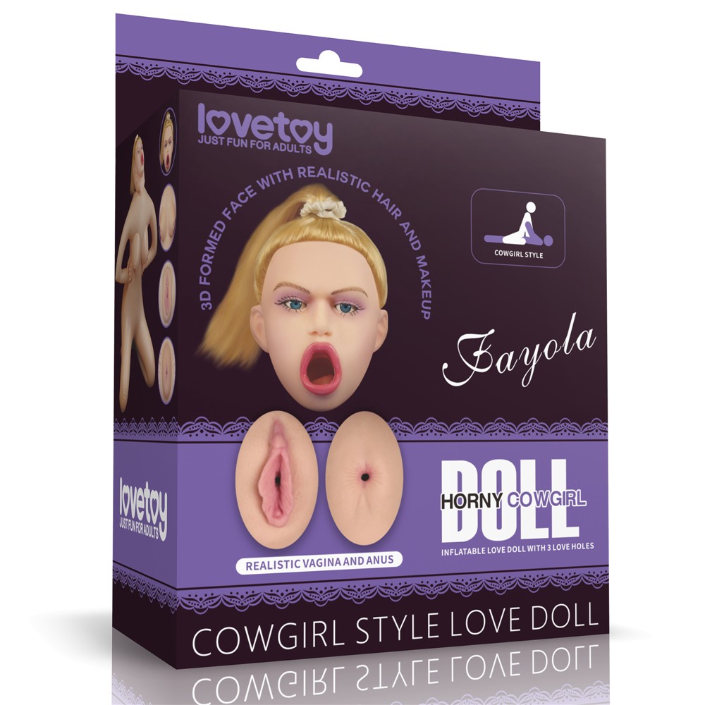 Надувна секс лялька - Cowgirl Style Love Doll - зображення 1