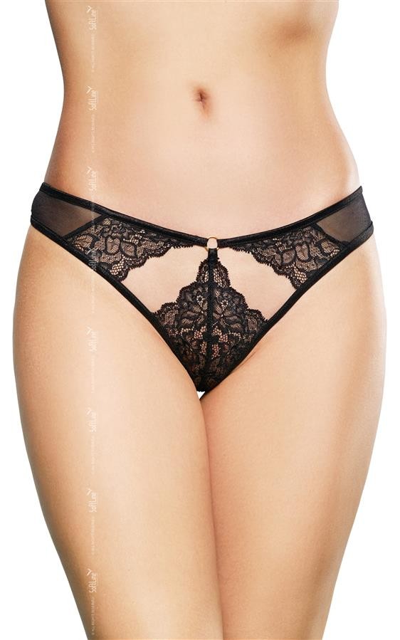 Жіночі стрінги - G-String 2497, black M/L - зображення 1
