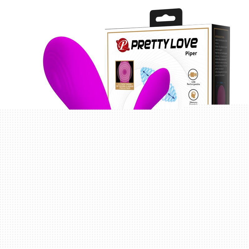 Масажер простати - Pretty Love Piper Prostate Stuimulator Purple - зображення 1