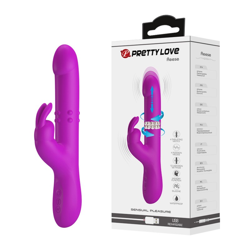 Вібратор - Pretty Love Reese Vibrator Purple - зображення 1