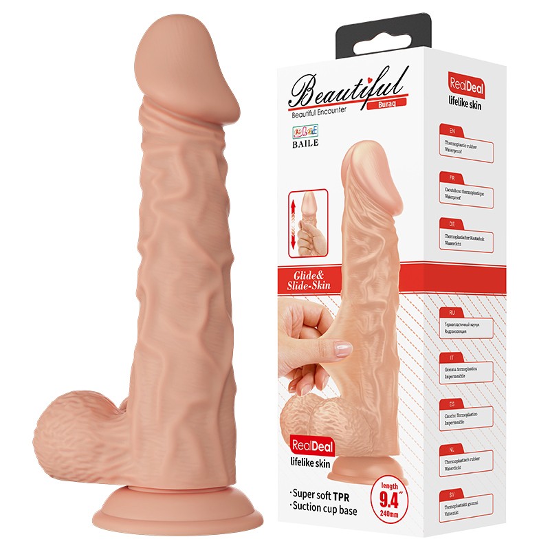 Фалоімітатор - Beautiful Encounter Buraq Dildo Flesh - зображення 1