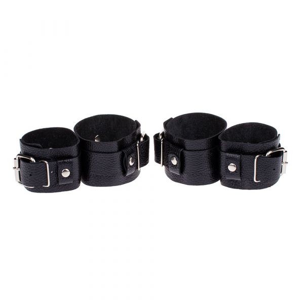 Фіксатор для зап'ястків та щиколоток Fixation Me Ankle Black - зображення 1