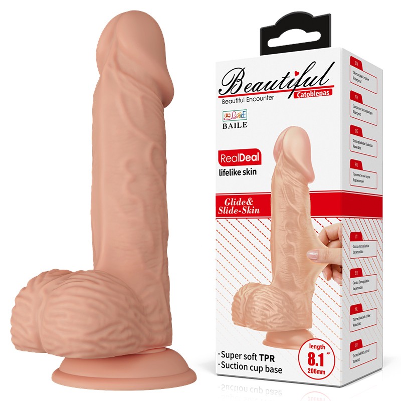 Фалоімітатор - Beautiful Encounter Catoblepas Dildo Flesh - зображення 1