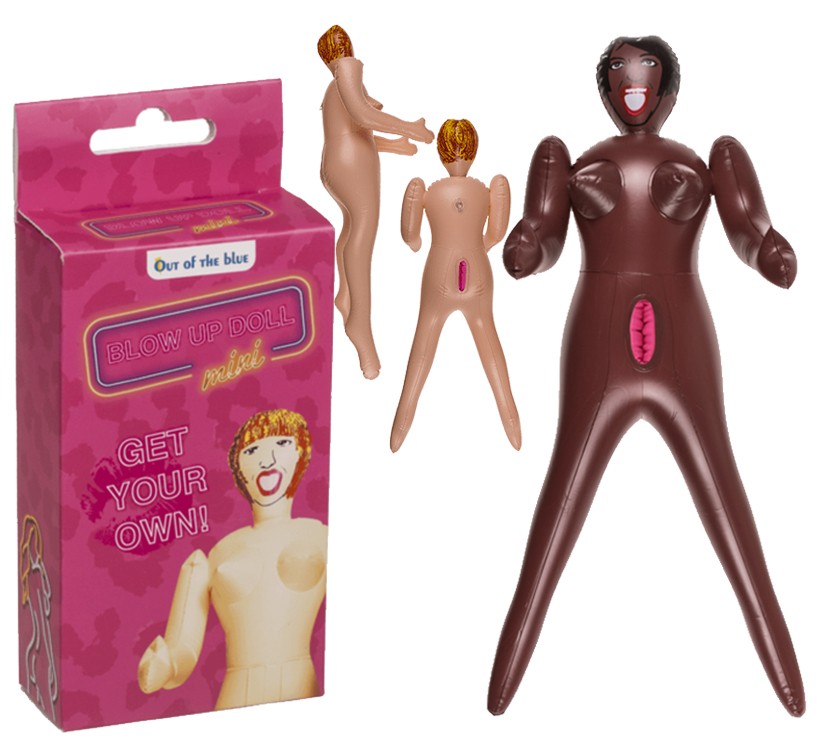 Надувна міні лялька Mini Blow Up Doll Mini Brunette, 66 см - зображення 1