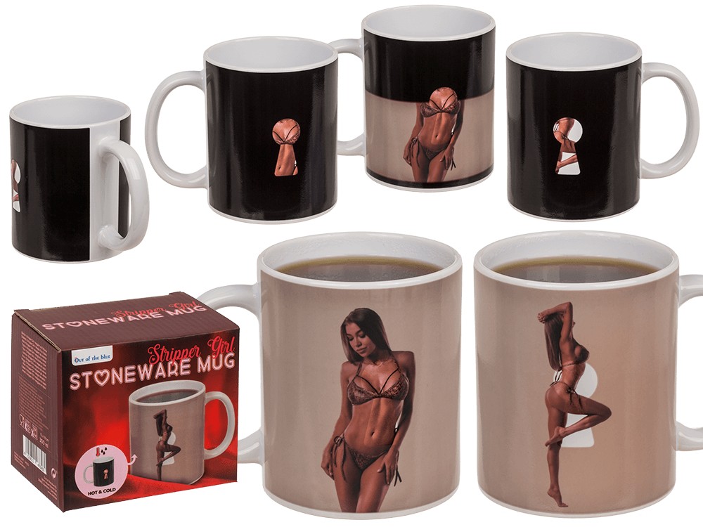 Чашка з термоефектом Stoneware Mug Stripper Girl, 300 мл - зображення 1