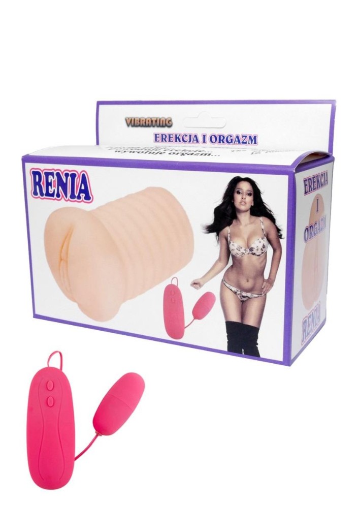 Мастурбатор - Renia Vagina Vibrating Masturbator - зображення 1