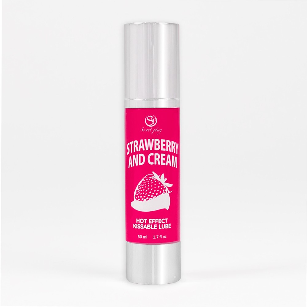 Лубрикант - Secret Play Strawberry & Cream, 50 мл - зображення 1