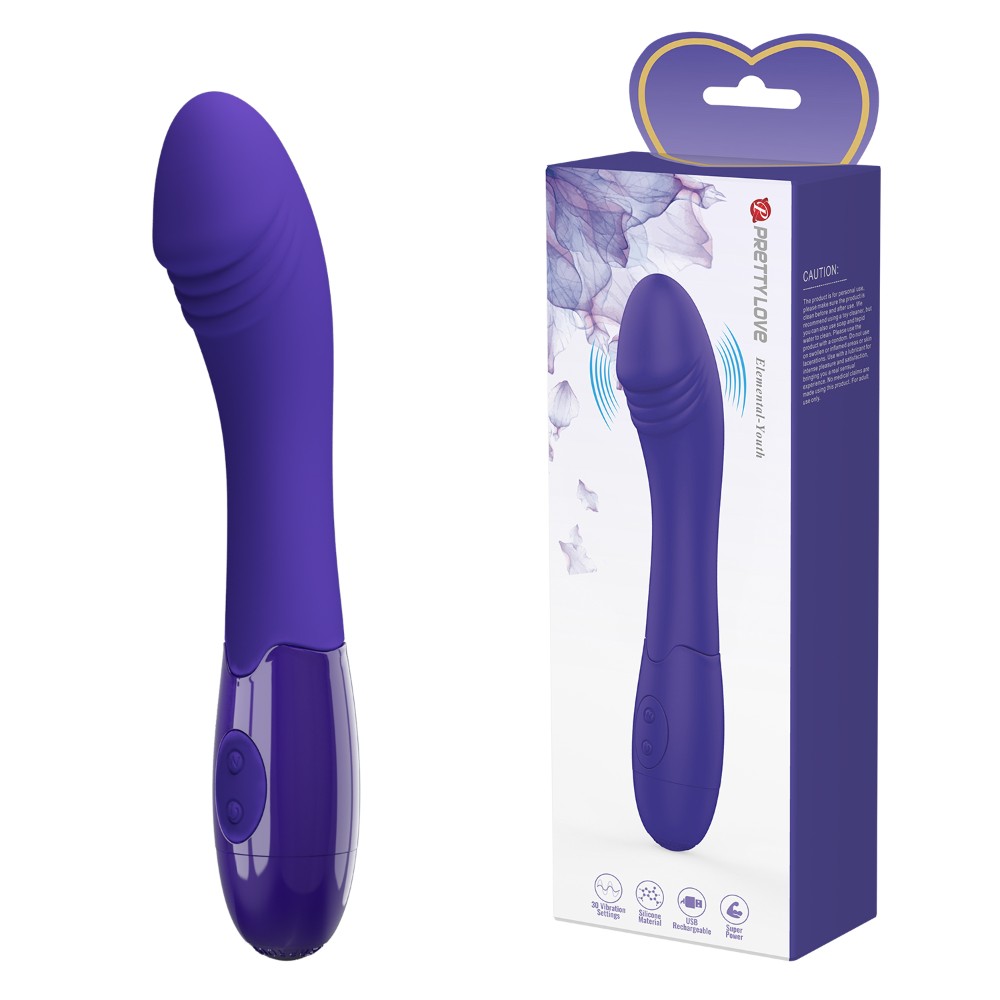 Вібратор - Pretty Love Elemental-Youth Vibrator Blue - зображення 1
