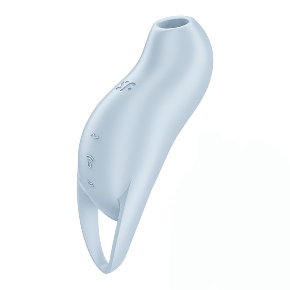 Вакуумний стимулятор - Satisfyer Pocket Pro 1 Blue - зображення 1