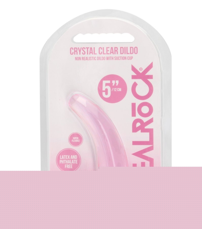 Фалоімітатор - Realrock Dildo 4,5" Pink - зображення 1