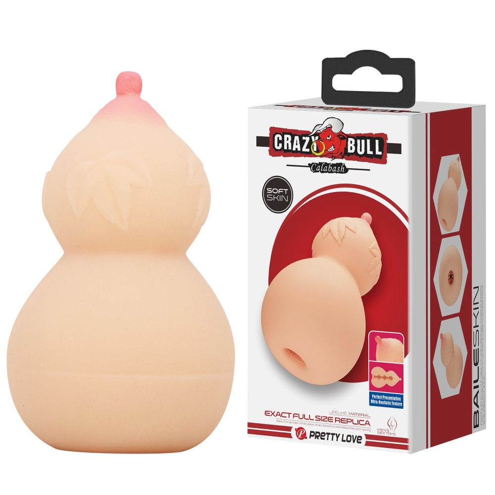 Мастурбатор - Crazy Bull Calabash Masturbator Flesh - зображення 1