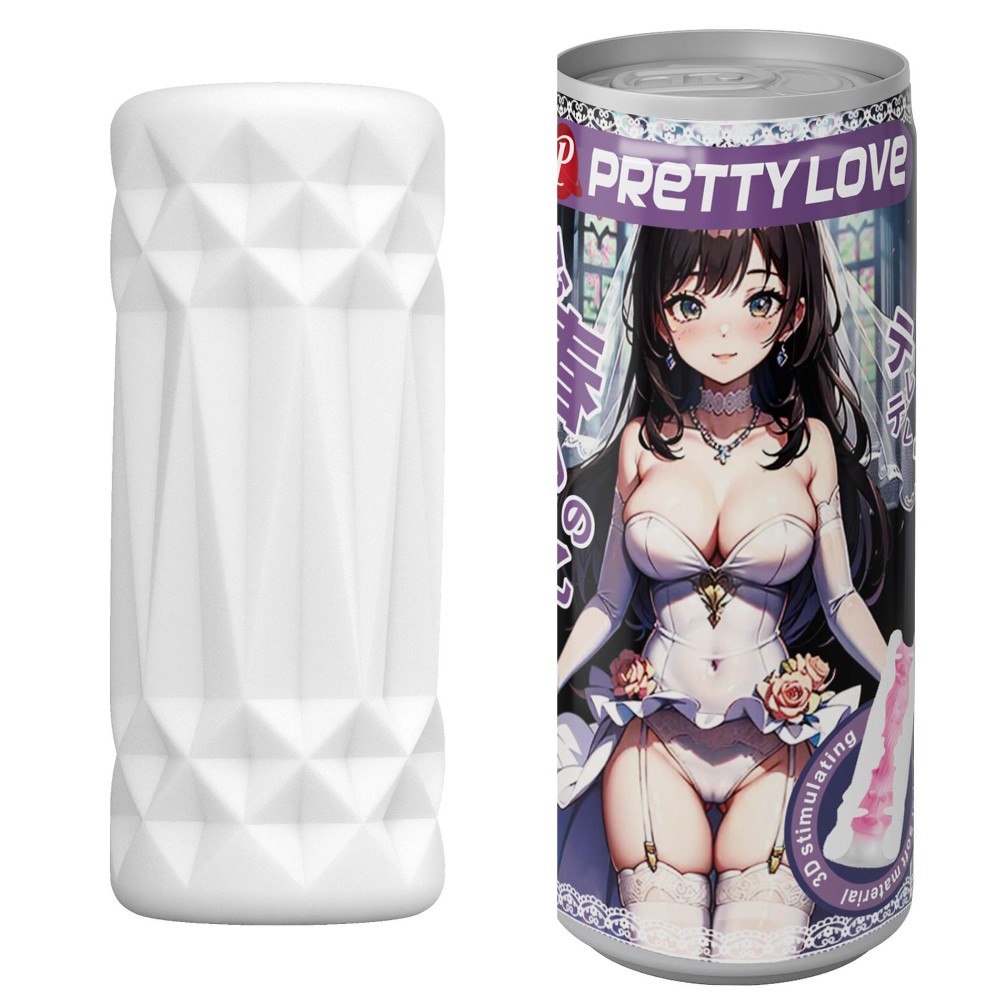 Мастурбатор - Pretty Love Pop-Top Can Masturbator Purple - зображення 1