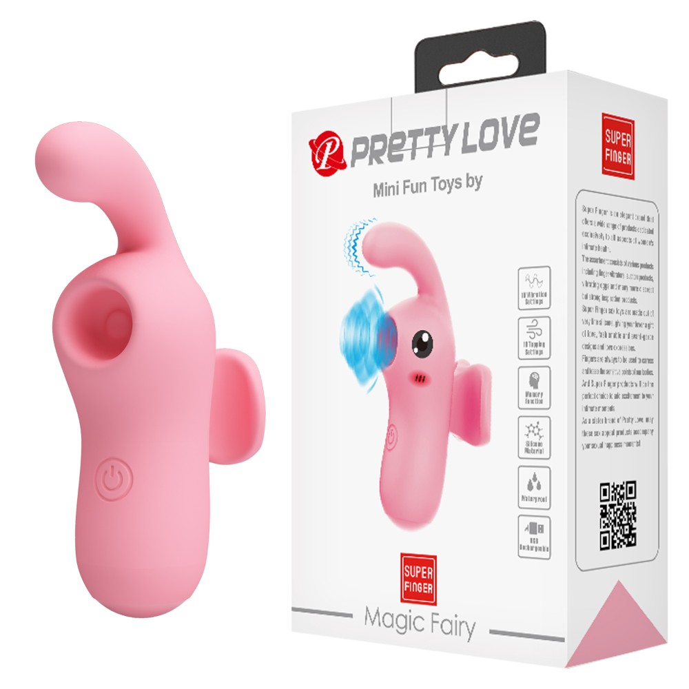 Кліторальний стимулятор на палець - Pretty Love Magic Fairy Stimulator Pink - зображення 1