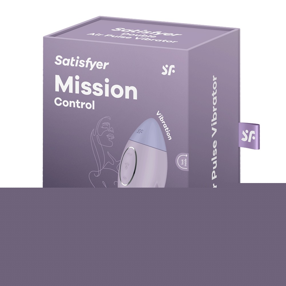 Вакуумний кліторальний вібратор - Satisfyer Mission Control Violet - зображення 1