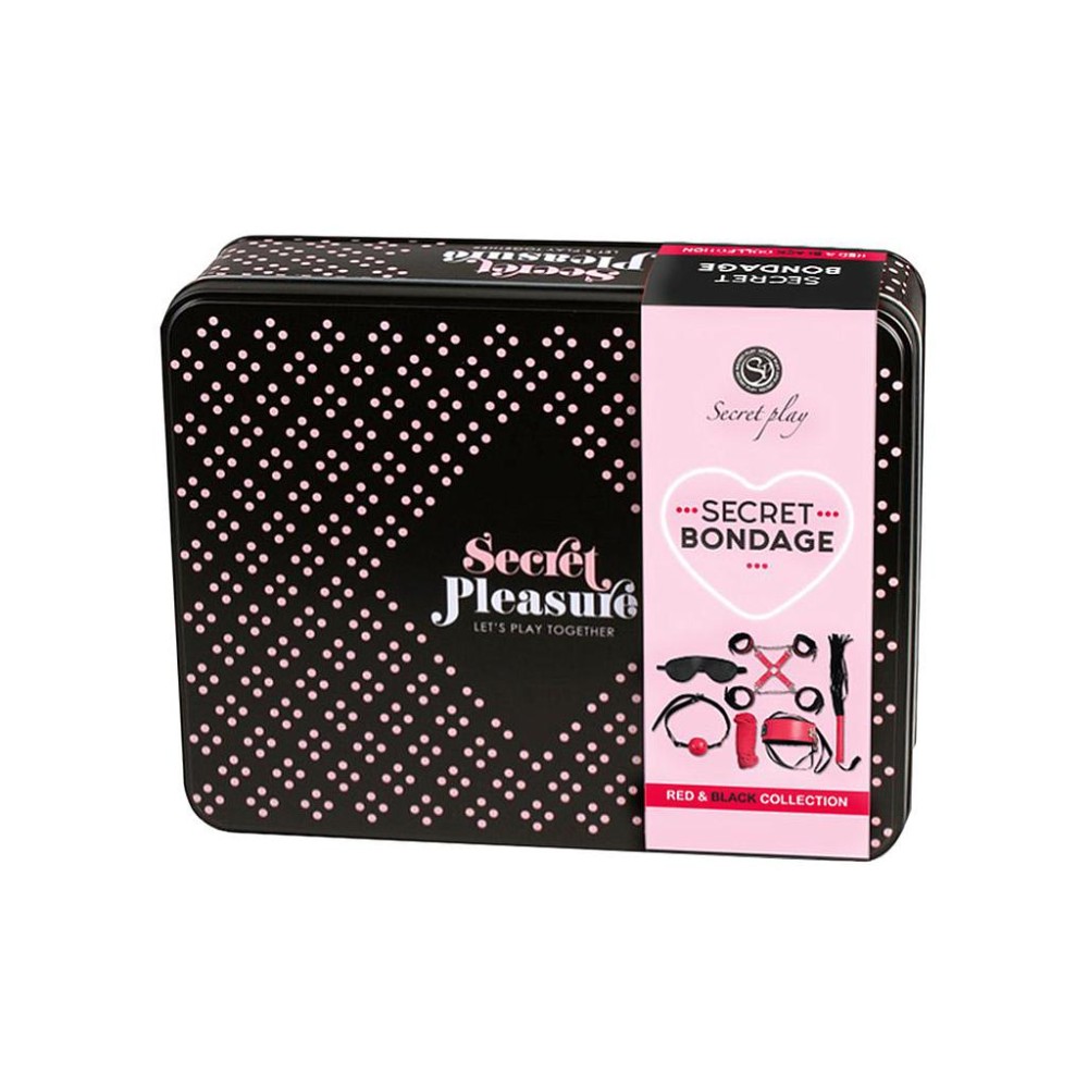 Набір БДСМ - Secret Play Secret Pleasure Red & Black Collection Bondage Kit - зображення 1