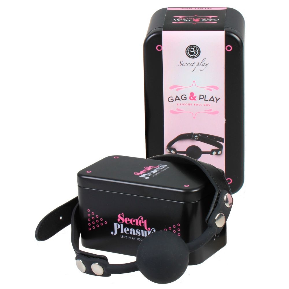 Кляп - Secret Play Secret Pleasure Gag & Play Silicone Ball Gag - зображення 1