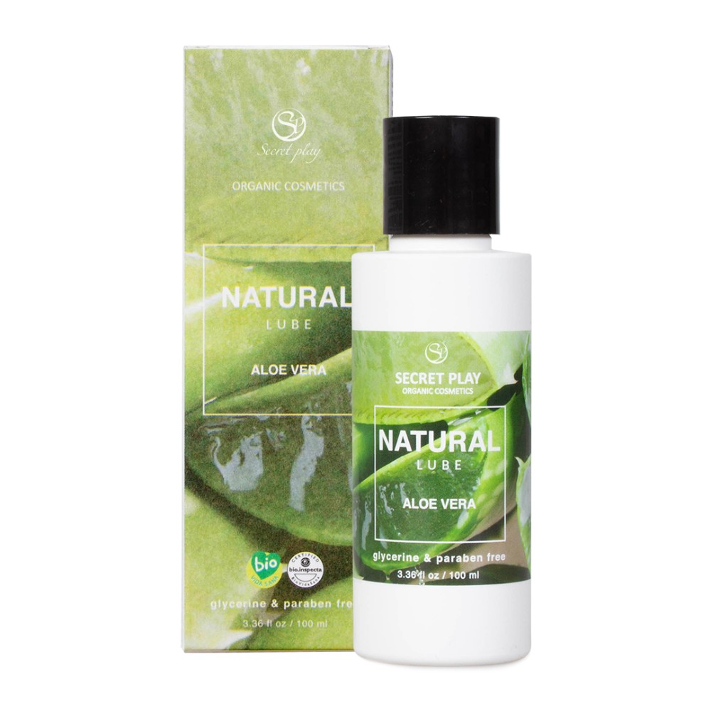 Лубрикант - Secret Play Natural Aloe Vera, 100 мл - зображення 1