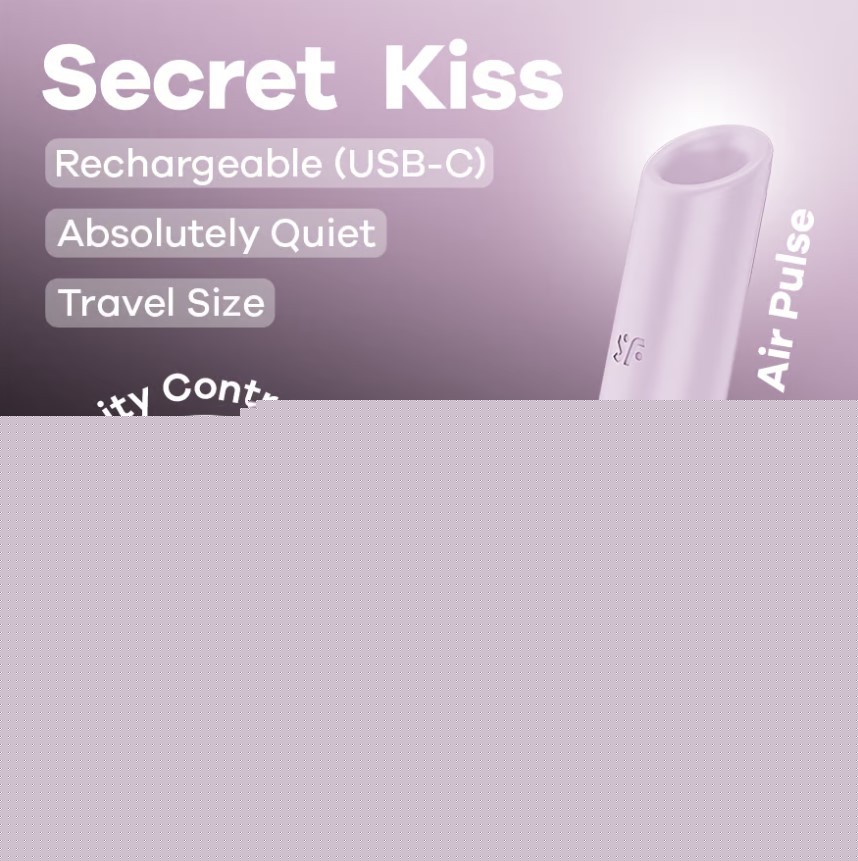 Кліторальний стимулятор - Satisfyer Secret Kiss - зображення 1