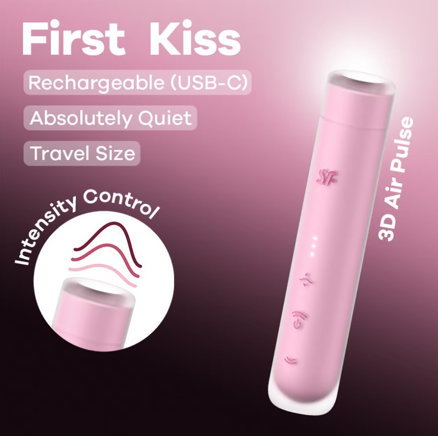 Кліторальний стимулятор - Satisfyer First Kiss - зображення 1