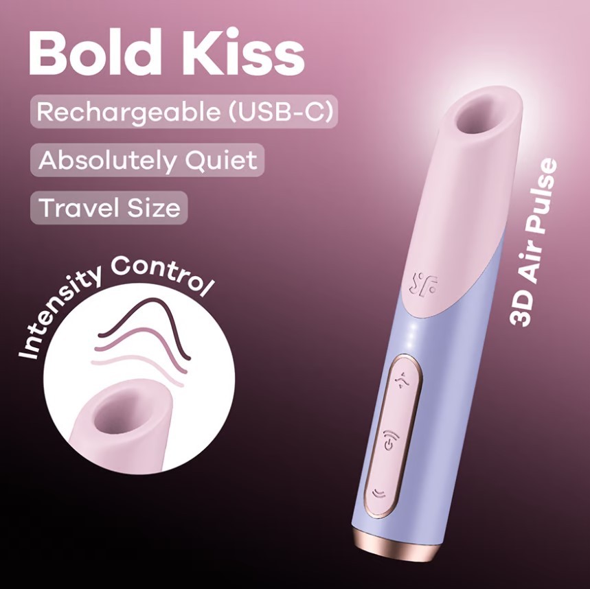 Кліторальний стимулятор - Satisfyer Bold Kiss - зображення 1