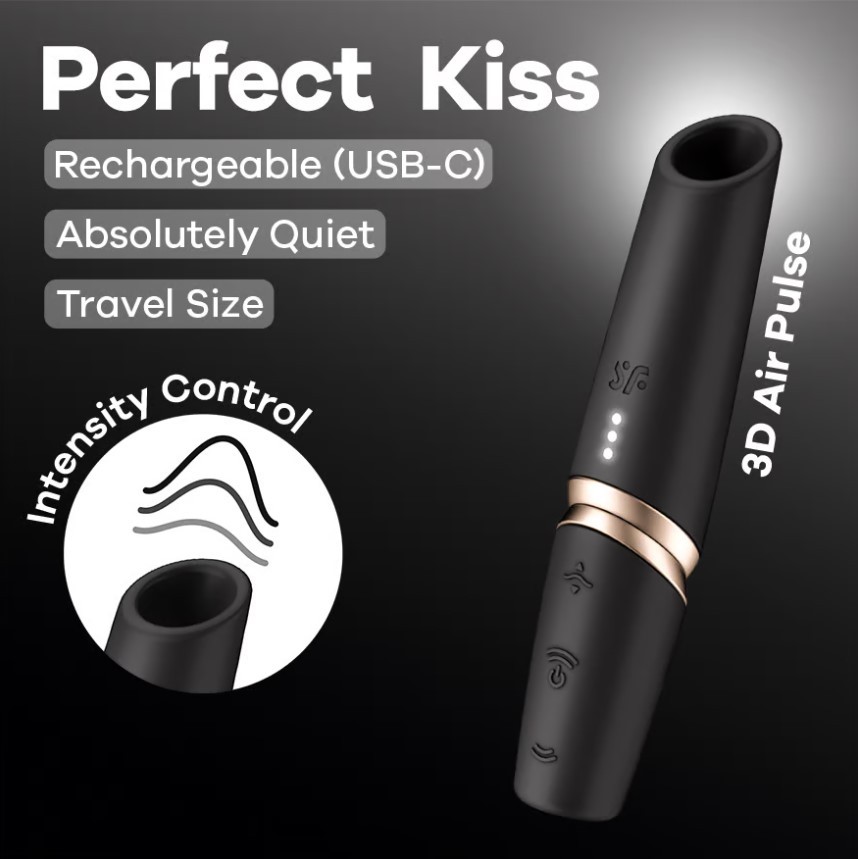Кліторальний стимулятор - Satisfyer Perfect Kiss - зображення 1