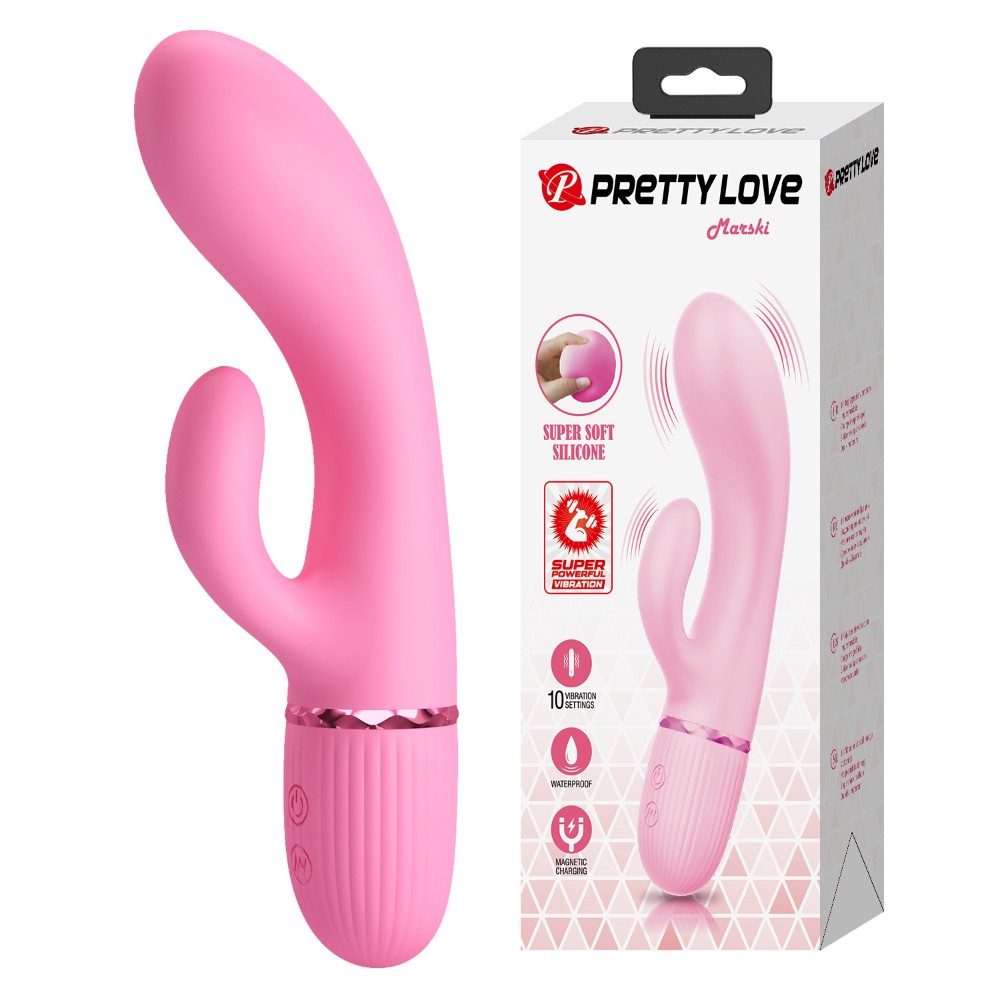 Вібратор - Pretty Love Marski Vibrator Pink - зображення 1