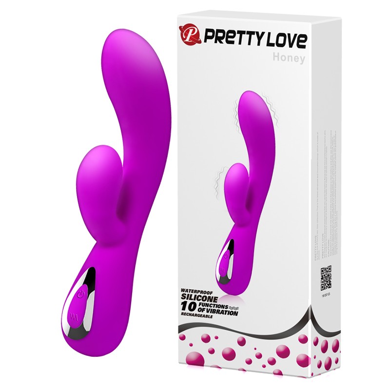 Вібратор - Pretty Love Honey Vibrator Purple - зображення 1