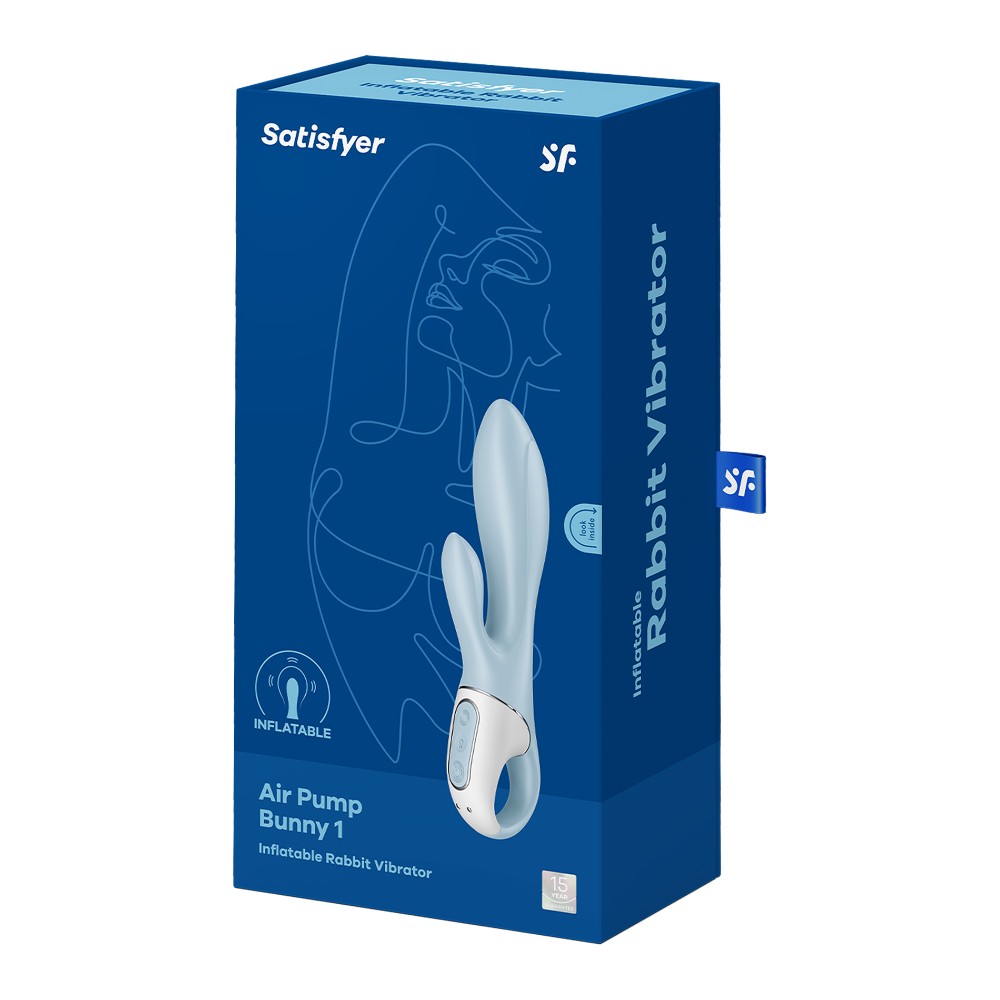 Вібратор - Satisfyer Air Pump Bunny 1 - зображення 1