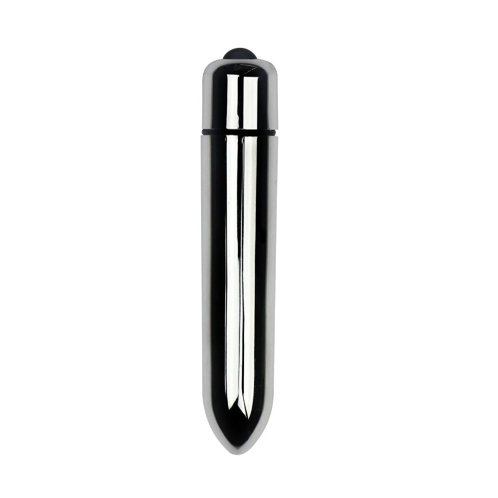 Вібропуля - X-Basic Bullet Long 10 speeds Silver - зображення 1