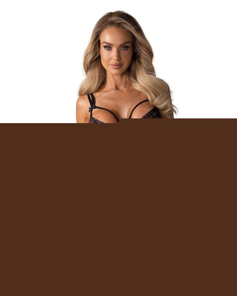 Комплект білизни - Obsessive Intensa Set Black S/M - зображення 1