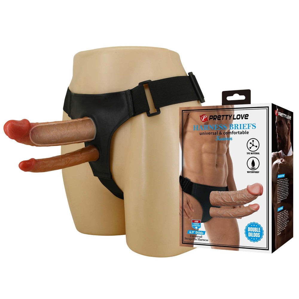 Страпон - Pretty Love Harness Briefs Strap on Kearen - зображення 1
