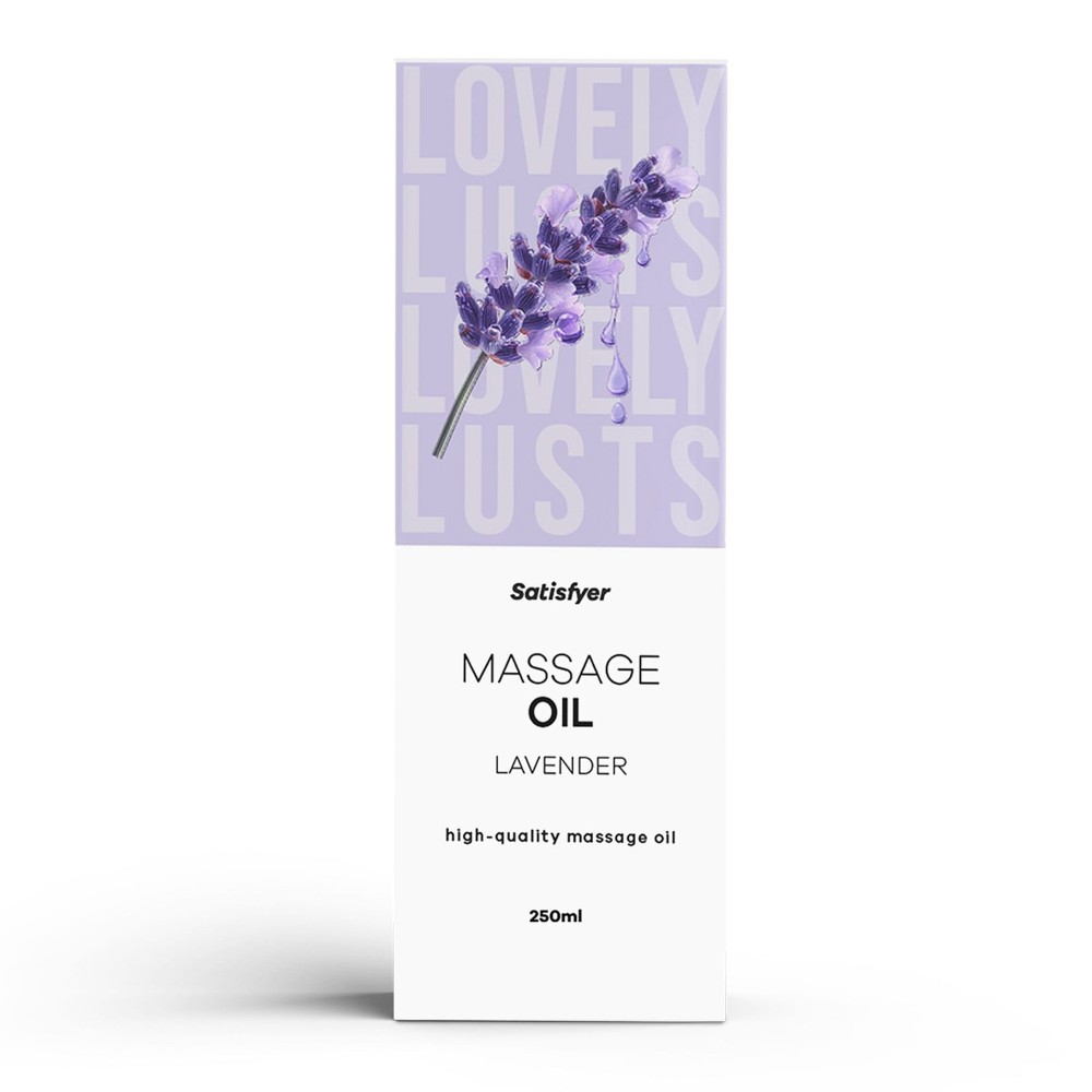 Масажна олійка - Satisfyer Massage Oil Lavender, 250 мл (04.2027) - зображення 1