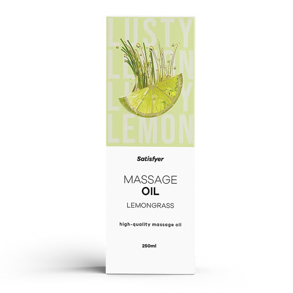 Масажна олійка - Satisfyer Massage Oil Lemongrass, 250 мл (05.2027) - зображення 1