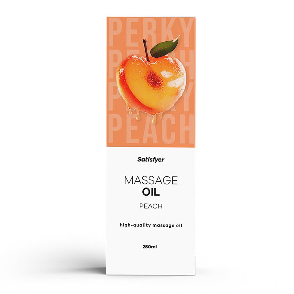 Масажна олійка - Satisfyer Massage Oil Peach, 250 мл (04.2027) - зображення 1