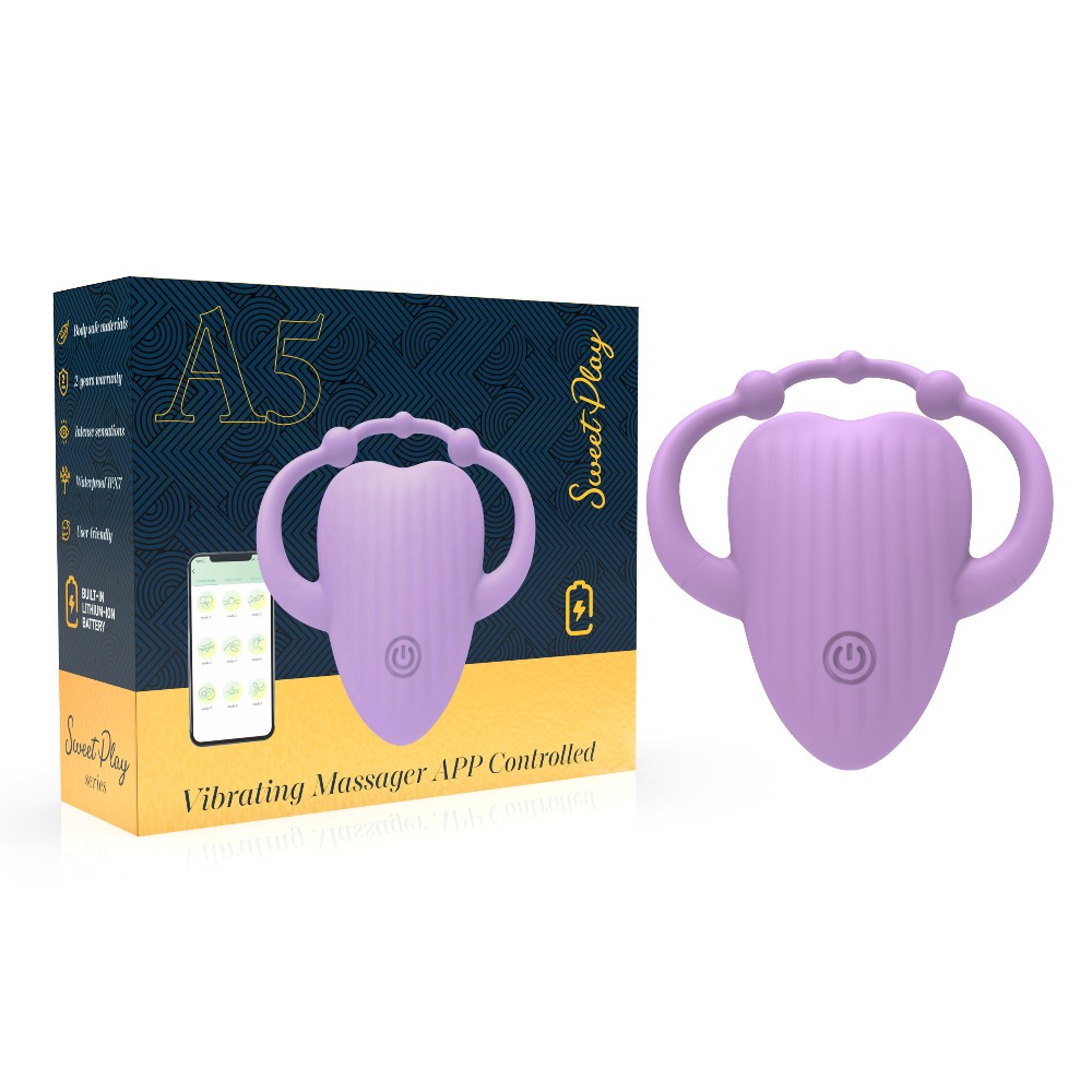 Вібратор - Erospace Sweet Play Vibrating Massager APP Controlled A5 - зображення 1