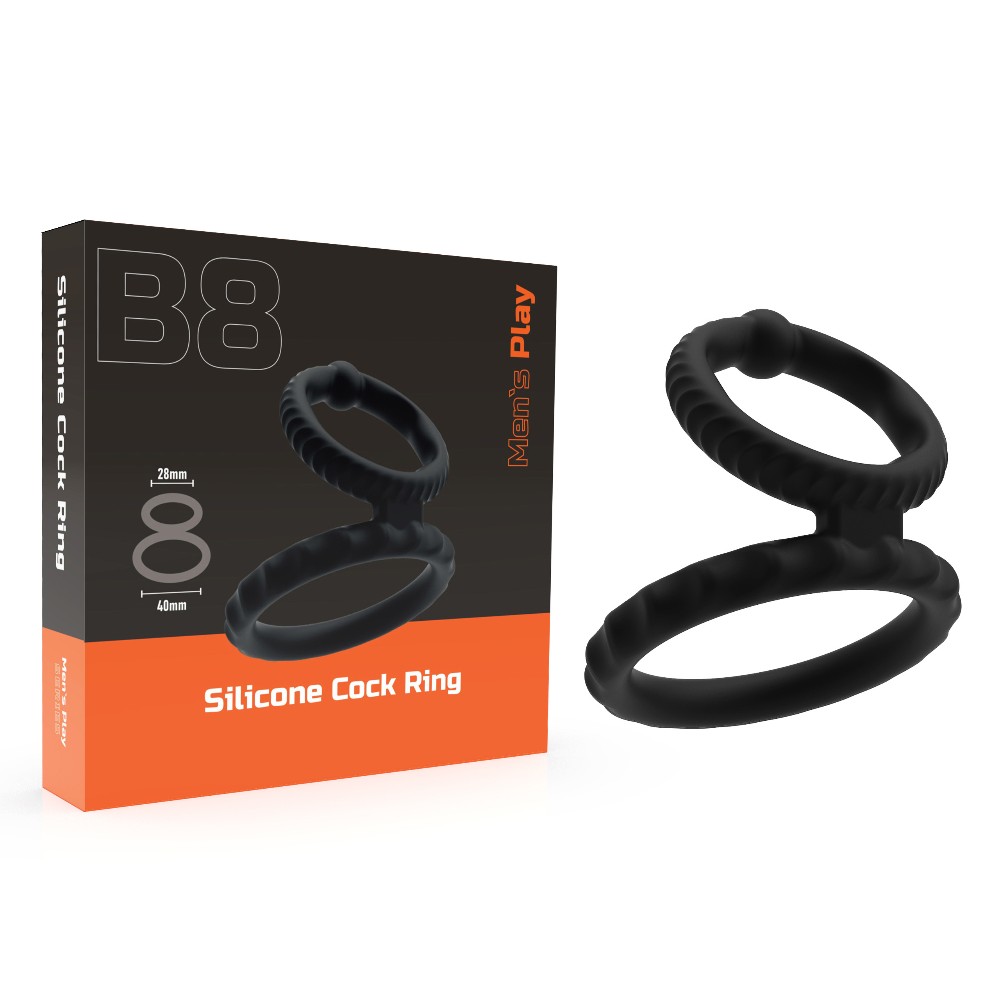 Ерекційне кільце - Erospace Men’s Play Silicone Cock Ring B8 - зображення 1