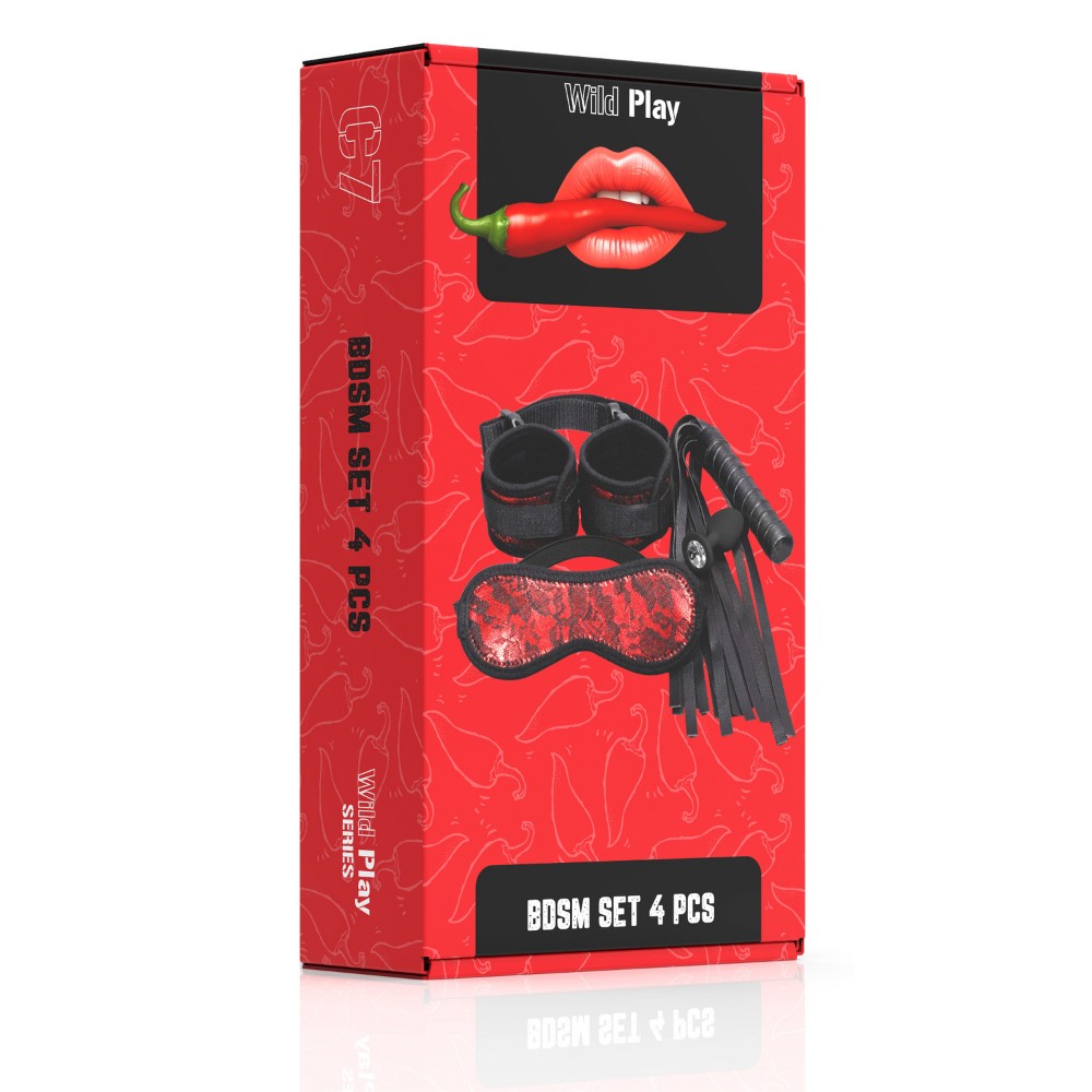 Набір БДСМ - Erospace Wild Play BDSM Set 4 pcs C7 - зображення 1