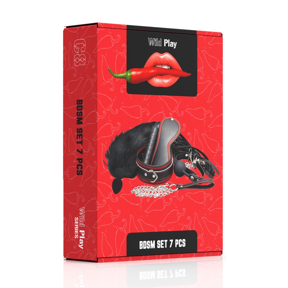 Набір БДСМ - Erospace Wild Play BDSM Set 7 pcs C8 - зображення 1