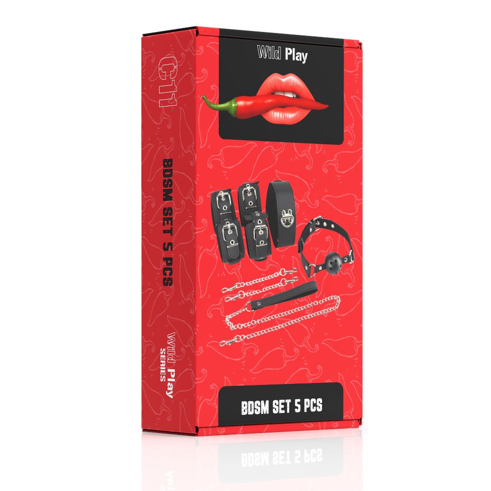 Набір БДСМ - Erospace Wild Play BDSM Set 5 pcs C11 - зображення 1