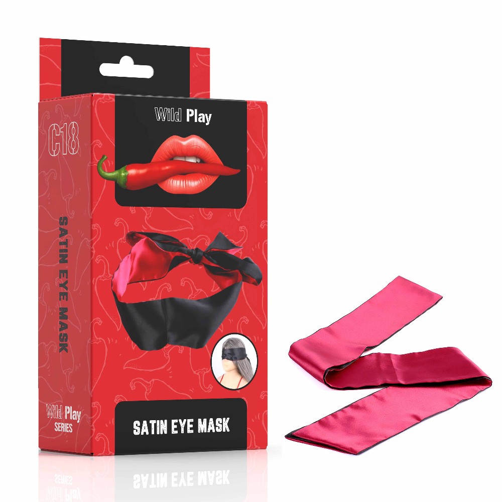 Пов'язка - Erospace Wild Play Satin Eye Mask C18 - зображення 1