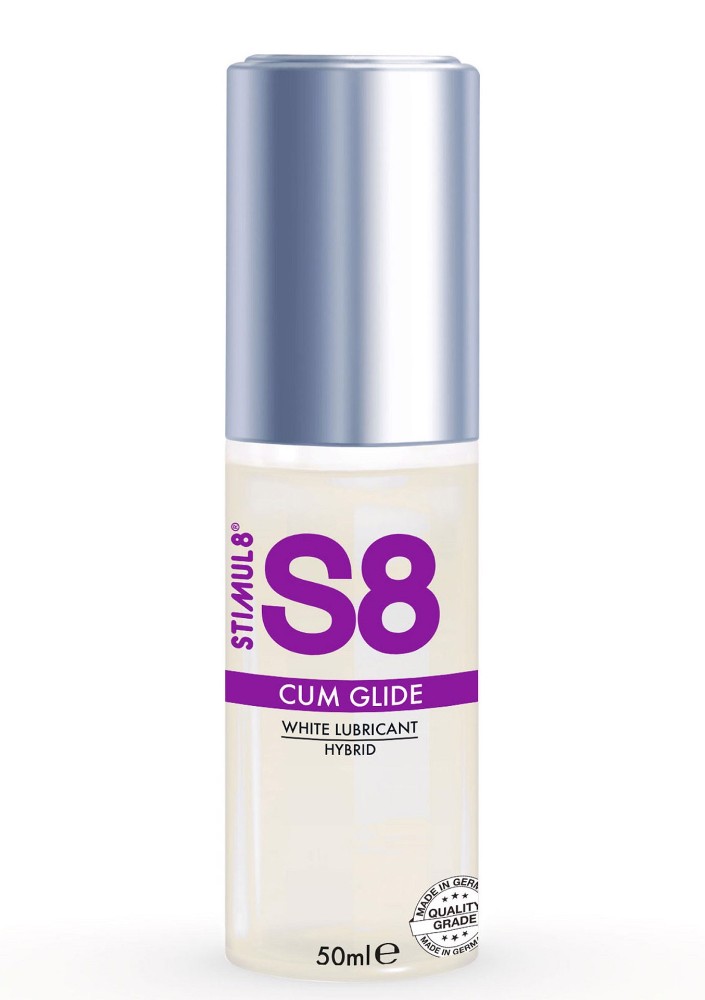Лубрикант - S8 Hybrid Cum Glide White Lubricant, 50 мл - зображення 1