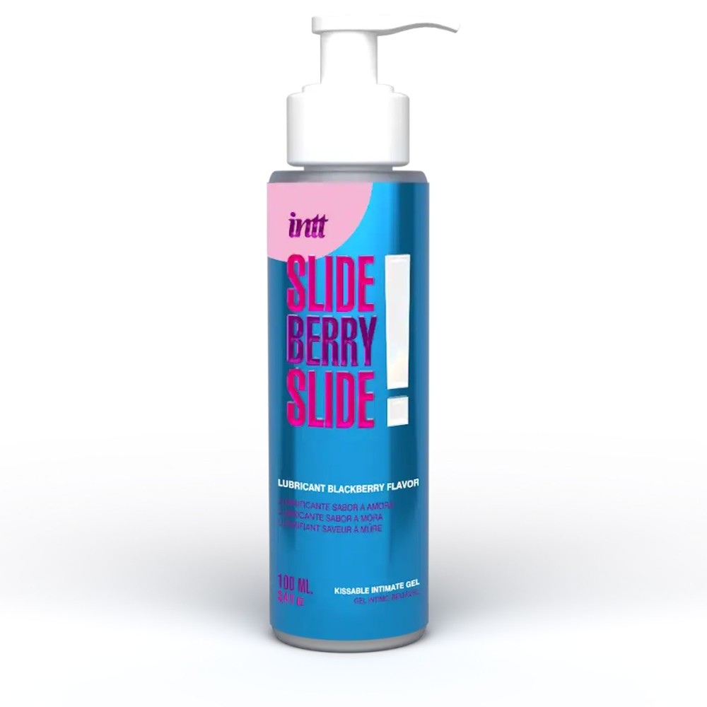 Лубрикант - Intt Slide Berry Slide! Blackberry Flavor, 100 мл - зображення 1