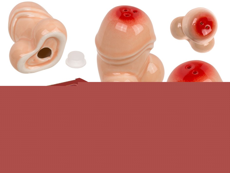 Сільничка та перечниця у вигляді пеніса Salt & Pepper Shaker, 2 шт. - зображення 1