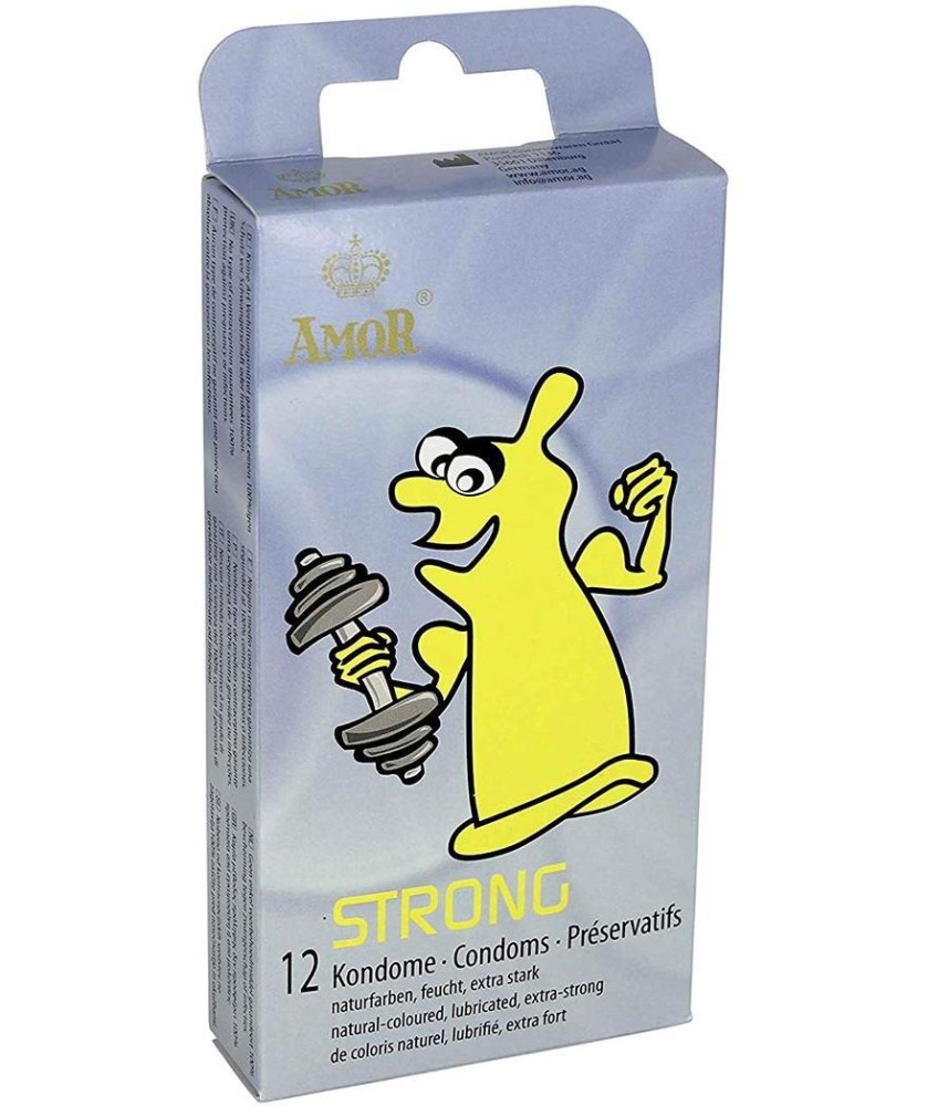 Презервативи - Amor Strong, 12 шт. (11.2026) - зображення 1
