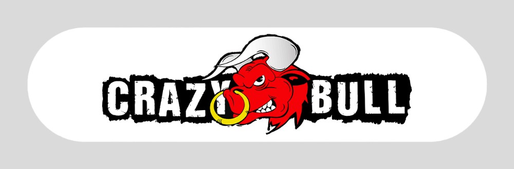 Рекламний банер - Crazy Bull, White, 44×11.5 см - зображення 1
